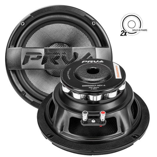 PRV Audio 8MR500CF-NDY-4 8" Neodymium Midrange Loudspeaker