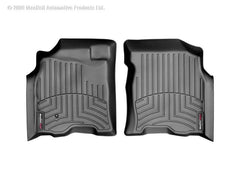 WeatherTech 440301 04-06 Toyota Tundra Double Cab Front FloorLiner - Black
