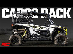 Rough Country 93141 Tubular Rear Cargo Rack Spare Tire Mount | Polaris RZR XP 1000