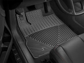 WeatherTech W309 14+ Chevrolet Silverado Front Rubber Mats - Black