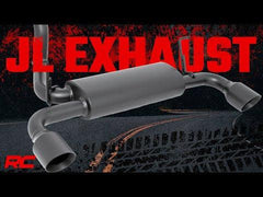 Rough Country 96003 Performance Exhaust Dual Outlet | Jeep Wrangler JL (18-24)/Wrangler Unlimited (18-24)