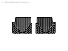 WeatherTech W80 09-13 Toyota Corolla Rear Rubber Mats - Black