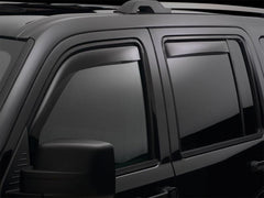 WeatherTech 82725 13+ Hyundai Santa Fe Sport Front Rear Side Window Deflectors - Dark Smoke