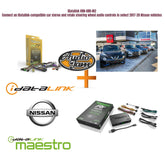 iDatalink HRN-HRR-NI2 + ADS-MRR Connect an iDatalink-compatible car stereo and retain steering wheel audio controls in select 2017-20 Nissan