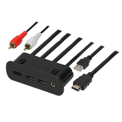 Axxess Interface AXUSB-CH1 USB/AUX/HDMI Replacement Panel 3 Feet - Chrysler/Dodge/Jeep 2015-Up