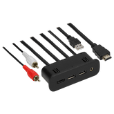 Axxess Interface AXUSB-CH1 USB/AUX/HDMI Replacement Panel 3 Feet - Chrysler/Dodge/Jeep 2015-Up