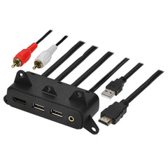 Axxess Interface AXUSB-CH2 USB/AUX/HDMI Replacement Panel 3 Feet - Chrysler/Dodge/Jeep 2015-Up