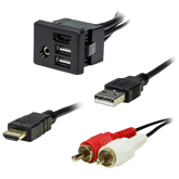 Axxess Interface AXUSB-GM6 USB/AUX/HDMI Replacement Panel - GM 2014-2017