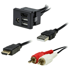 Axxess Interface AXUSB-GM6 USB/AUX/HDMI Replacement Panel - GM 2014-2017