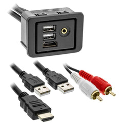 Axxess AXUSB-RAM1-6 Allows you to connect the USB, AUX, and HDMI ports when installing a new car stereo in select 2015-2022 vehicles from Ram