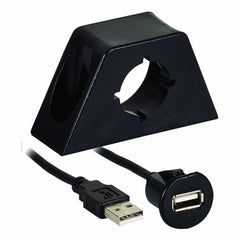 Axxess Interface AXUSBE-6 Male USB to Female USB Jack with Mount