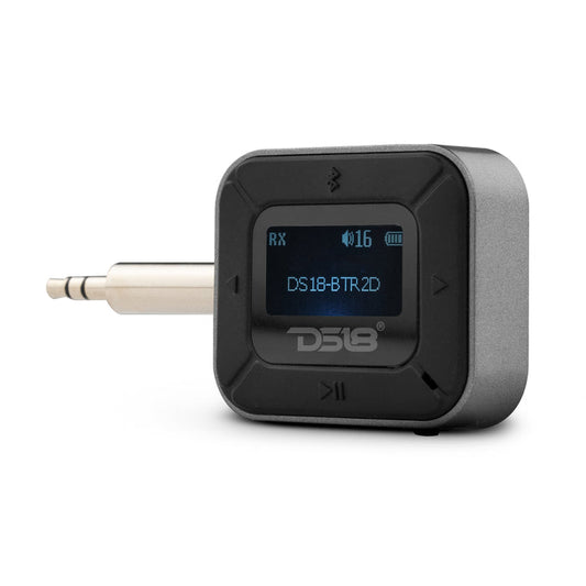 DS18 BTR2D 5.0 Bluetooth Transmitter and Receiver 2-in-1 Wireless Audio Adapter