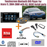 Touchscreen Bluetooth DVD Player For Acura TL 2004-2008 with Basic install parts