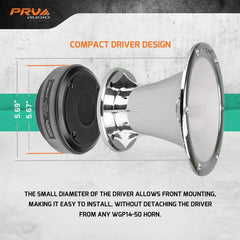 PRV Audio D2500Py 2" Exit Mids & Highs Compression Driver