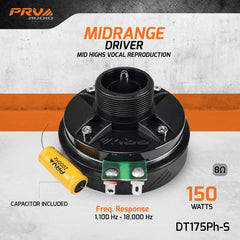 PRV Audio DT175Ph-S 1" Exit Phenolic Compression Driver
