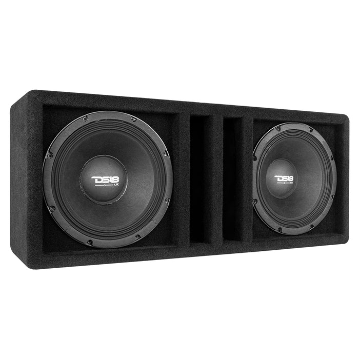 DS18 ENS-PRO1.5KP210LD PANCADAO Ported Box with 2 X 10" Mid-Bass PRO-1.5KP10.4 Loaded