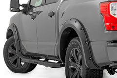 Rough Country F-N101705A-RCGB Pocket Fender Flares Crew Cab | Nissan Titan (17-24)