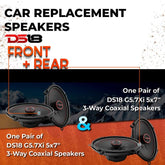 Car Speaker Replacement fits 1994-1995 for Nissan Pathfinder