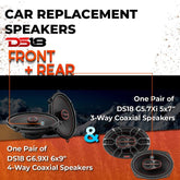 Car Speaker Replacement fits 1993-1994 for Nissan Altima