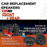 Car Speaker Replacement fits 2003-2008 for BMW Z4