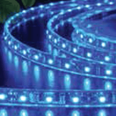 Heise HE-B350 5050 Blue Light Strip - 3 Meter, 60 LED, Bulk