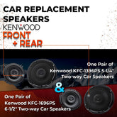 Car Speaker Replacement fits 1995-2003 for Suzuki Esteem sedan