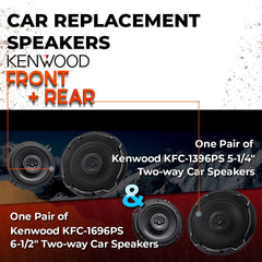 Car Speaker Replacement fits 1995-2003 for Suzuki Esteem sedan