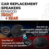 Car Speaker Replacement fits 1984-1993 for Chrysler Fifth Avenue