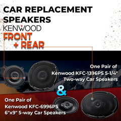 Car Speaker Replacement fits 2005-2011 for Porsche 911 (997)