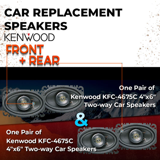 Car Speaker Replacement fits 1981-1985 for Volkswagen Scirocco