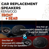 Car Speaker Replacement fits 2015-2020 for Jeep Renegade