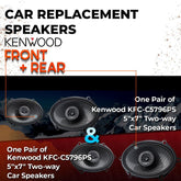 Car Speaker Replacement fits 1994-1995 for Nissan Pathfinder