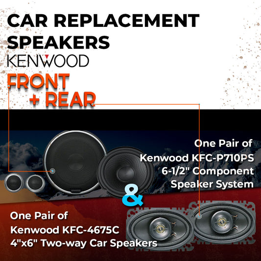 Car Speaker Replacement fits 2003-2006 for GMC Sierra / Sierra Denali  2 door