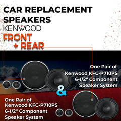 Car Speaker Replacement fits 2016-2020 for Honda Civic Coupe, Sedan