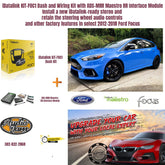 iDatalink KIT-FOC1 Dash and Wiring Kit with ADS-MRR Maestro RR Interface Module Install a new iDatalink-ready stereo and retain the steering wheel audio controls and other factory features in select 2012-2018 Ford Focus
