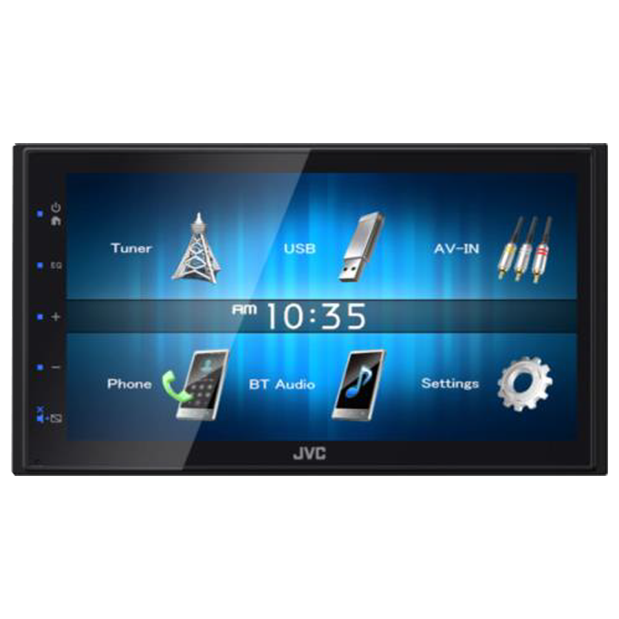 JVC KW-M150BT 2 DIN Mechless Receiver w/6.8" WVGA & Built In Bluetooth