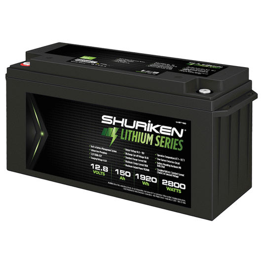 Shuriken LI-BT150 2800W / 150 Amp Hours Lithium Iron Battery