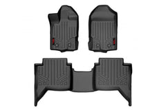 Rough Country M-51002 Floor Mats FR & RR | Ford Ranger 2WD/4WD (2019-2024)