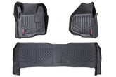 Rough Country M-51223 Floor Mats FR & RR | Depressed Pedal | Ford F-250/F-350 Super Duty (11-16)