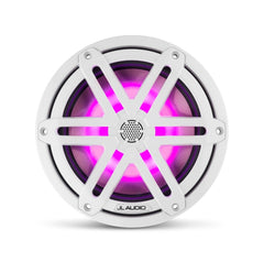 JL AUDIO M3-770X-S-Gw-i 7.7" Marine Coaxial Speakers, White Sport Grilles with RGB LED Lighting