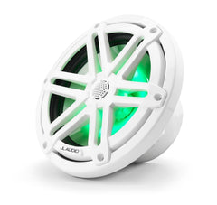 JL AUDIO M3-770X-S-Gw-i 7.7" Marine Coaxial Speakers, White Sport Grilles with RGB LED Lighting
