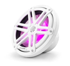 JL AUDIO M3-770X-S-Gw-i 7.7" Marine Coaxial Speakers, White Sport Grilles with RGB LED Lighting