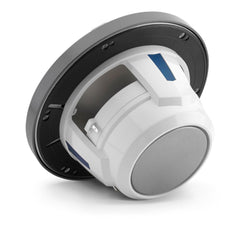 JL Audio M6-650X-S-GmTi M6 Series 6-1/2" marine speakers (Gunmetal Sport Grille and Titanium Grille Insert)