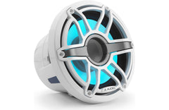 JL Audio M6-8W-S-GwGw-i-4 M6 Series 8" marine subwoofer with LED light optimized for enclosures (Gloss White Sport Grille)