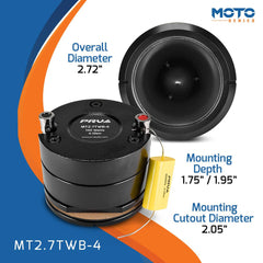 PRV Audio MT2.7TWB-4 2.75" Short Horn Tweeter