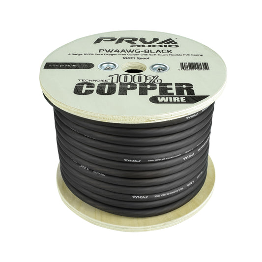 PRV Audio PW4AWG-BLACK Pure Oxygen Free Copper Power Wire