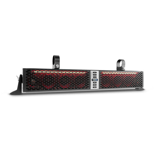 DS18 SBAR30BT DS18 HYDRO SBAR30BT 30" Marine Water Resistant Amplified With Bluetooth Sound Bar Speaker System RGB LED Lights 8 Speakers 700 Watts