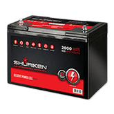 Shuriken SK-BT100 2000W 100AMP Hours Large Size AGM 12V Battery