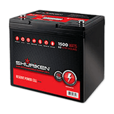 Shuriken SK-BT60 1500W 60AMP Hours Compact Size AGM 12V Battery