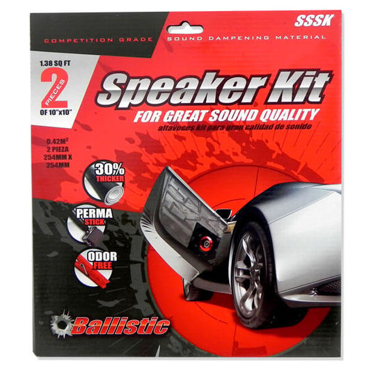 Ballistic SSSK Sound Damping Material - Speaker Kit